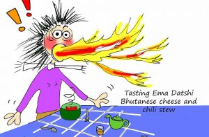 Bhutan cartoon Banner Fissos World
